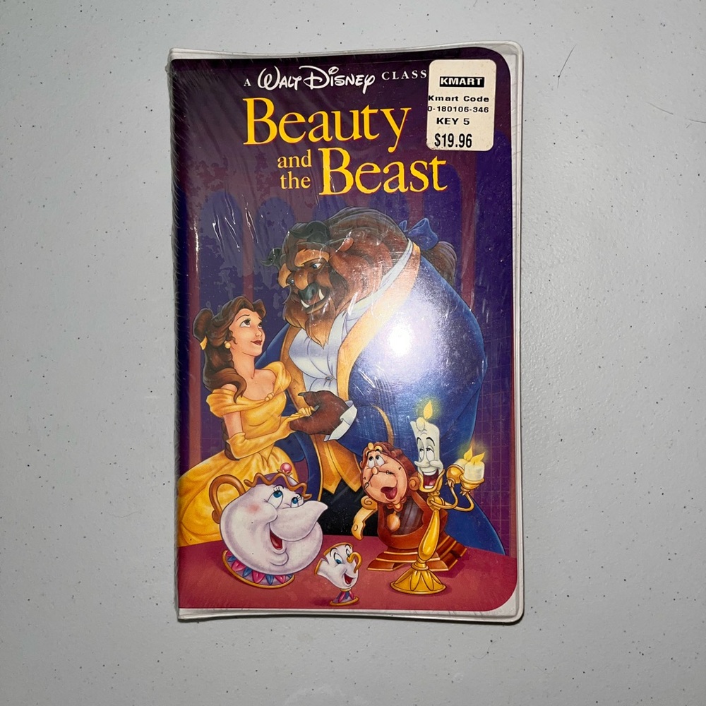 NWT Sealed Disney’s Beauty & The Beast VHS Black Diamond